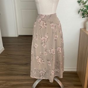Vintage floral skirt
